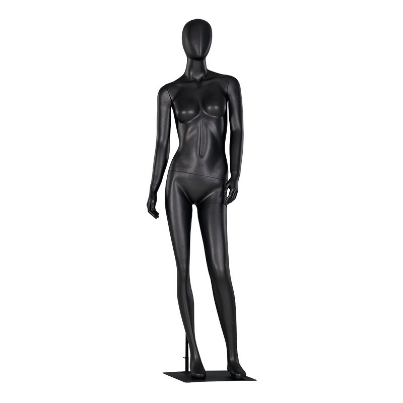 Matte Black Female Mannequin